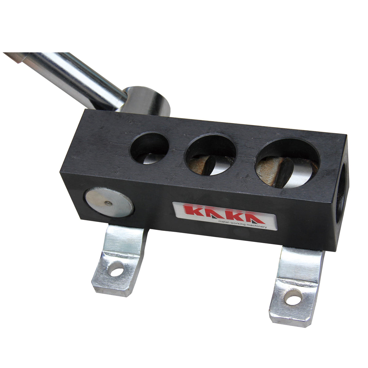 KAKA RA-5 Manual Pipe Notcher, 1"-1-1/2" Capacity, 90° High Precision, Lightweight Steel Tube & Pipe Notcher – 176213
