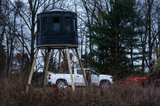 Advantage Hunting RAM 650 Elevated Hunting Blind with Clear Windows for Bow and Gun - 7025