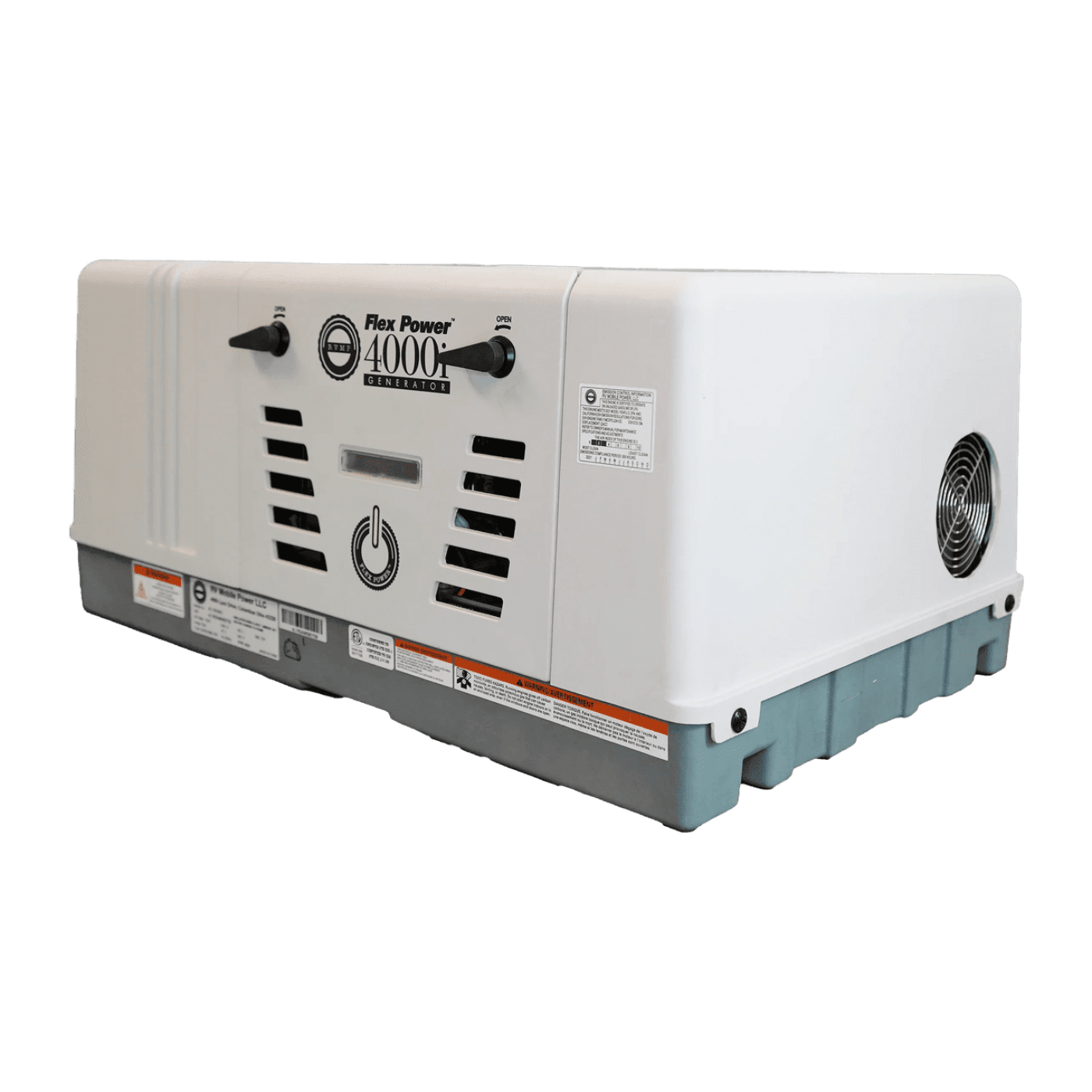 RVMP Flex Power 4000i Dual Fuel Mobile Generator 4.0kW Single Phase 120V 224cc OHV Air Cooled Gas or Propane New