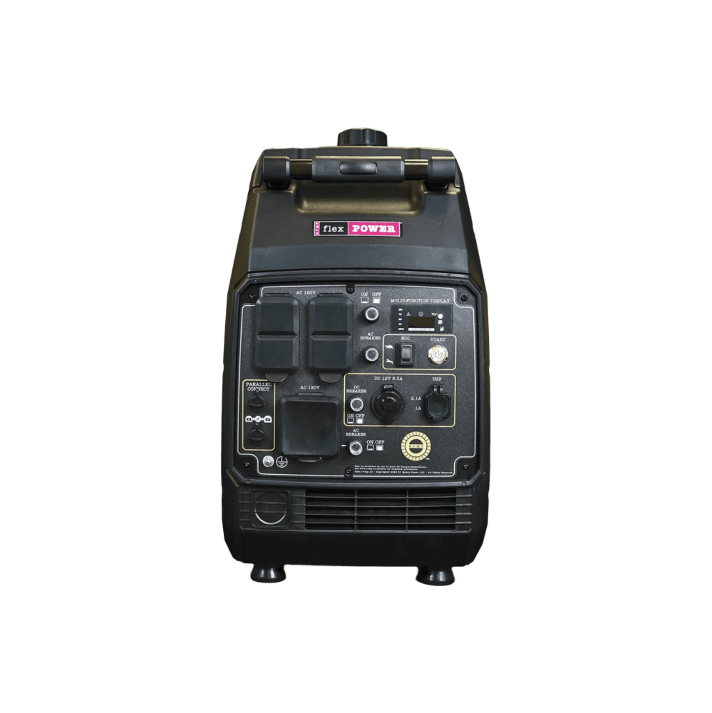 RVMP Flex Power 4500ies Inverter Generator 3600W/4500W Low THD RV and Parallel Ready Electric Start Gas New