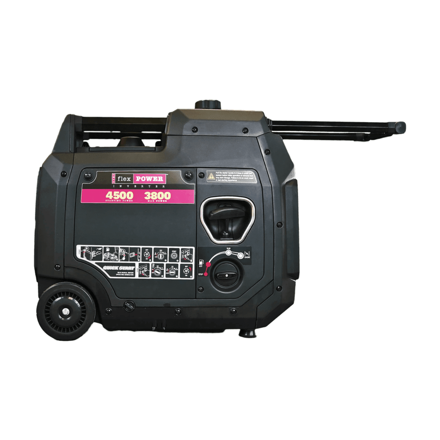 RVMP Flex Power 4500ies Inverter Generator 3600W/4500W Low THD RV and Parallel Ready Electric Start Gas New