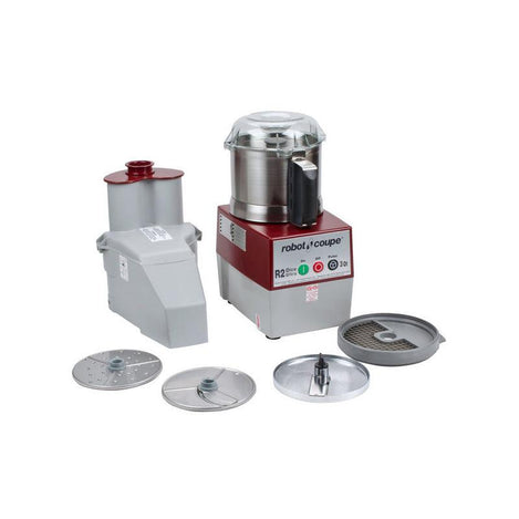 Robot Coupe R2 Dice Ultra 3 Qt. Stainless Steel Bowl Single Speed Combination Processor - 2 Hp / 120V- R2-Dice-Ultra