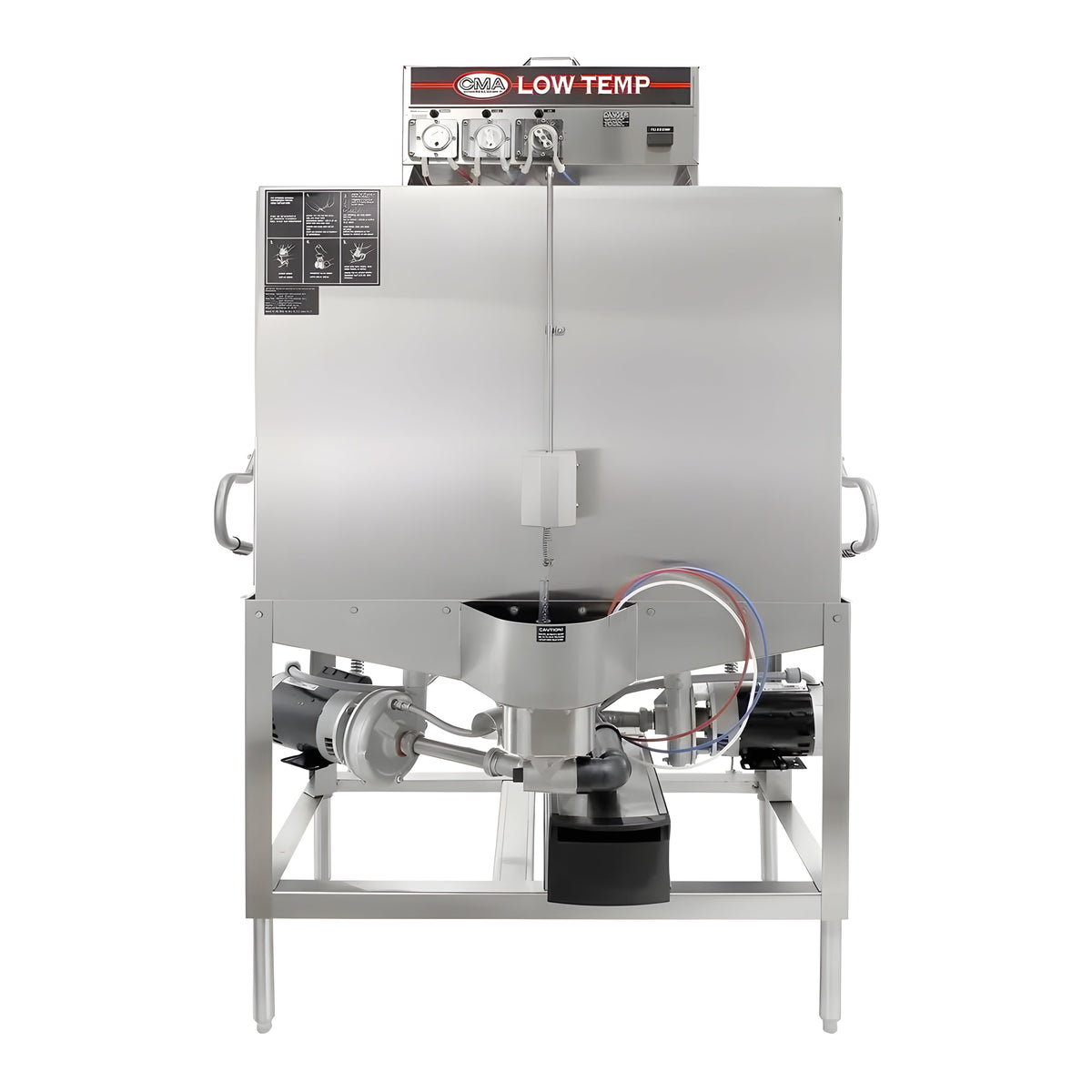 CMA Dishmachine S-B Tall Double Rack Low Temperature Upright Scullery Pot and Pan Dishwasher, 1 Phase, 115V, 60Hz, 1HP
