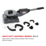 KAKA Industrial SBG-30 Universal Bender, Precision Metal Bender for Steel, Brass, Copper, Aluminum - 173217