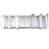 Krugg Svange 12036DLLLRRR 120 X 36 LED Medicine Cabinet w/Dimmer & Defogger SVANGE12036DLLLRRR