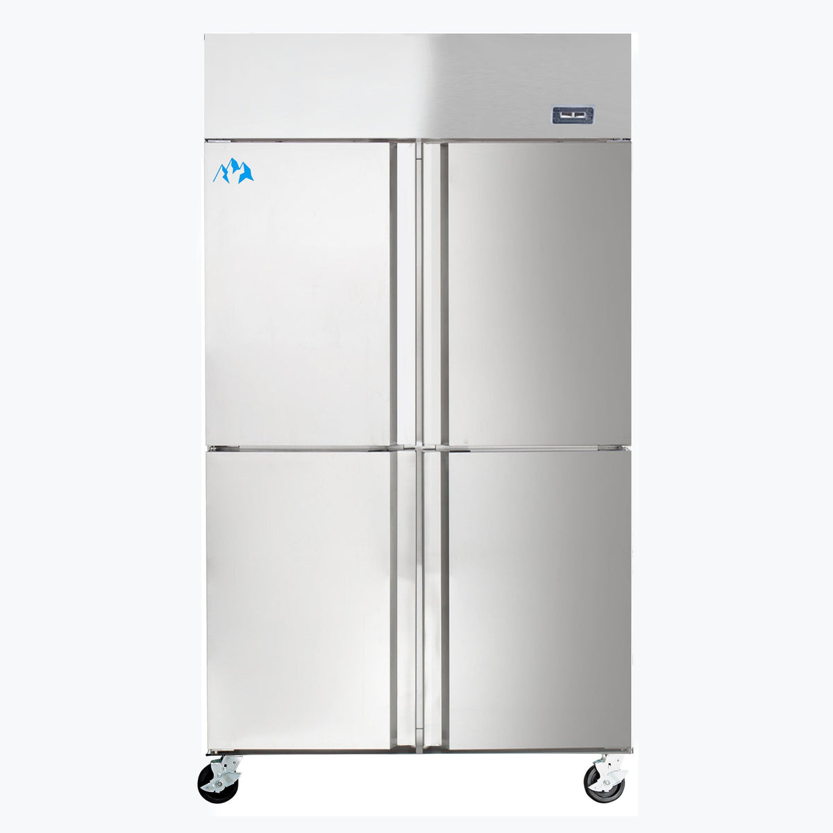 Chef AAA - Commercial Solid 4 Half Door Reach-In Freezer 32 cu.ft. - SCD-880F