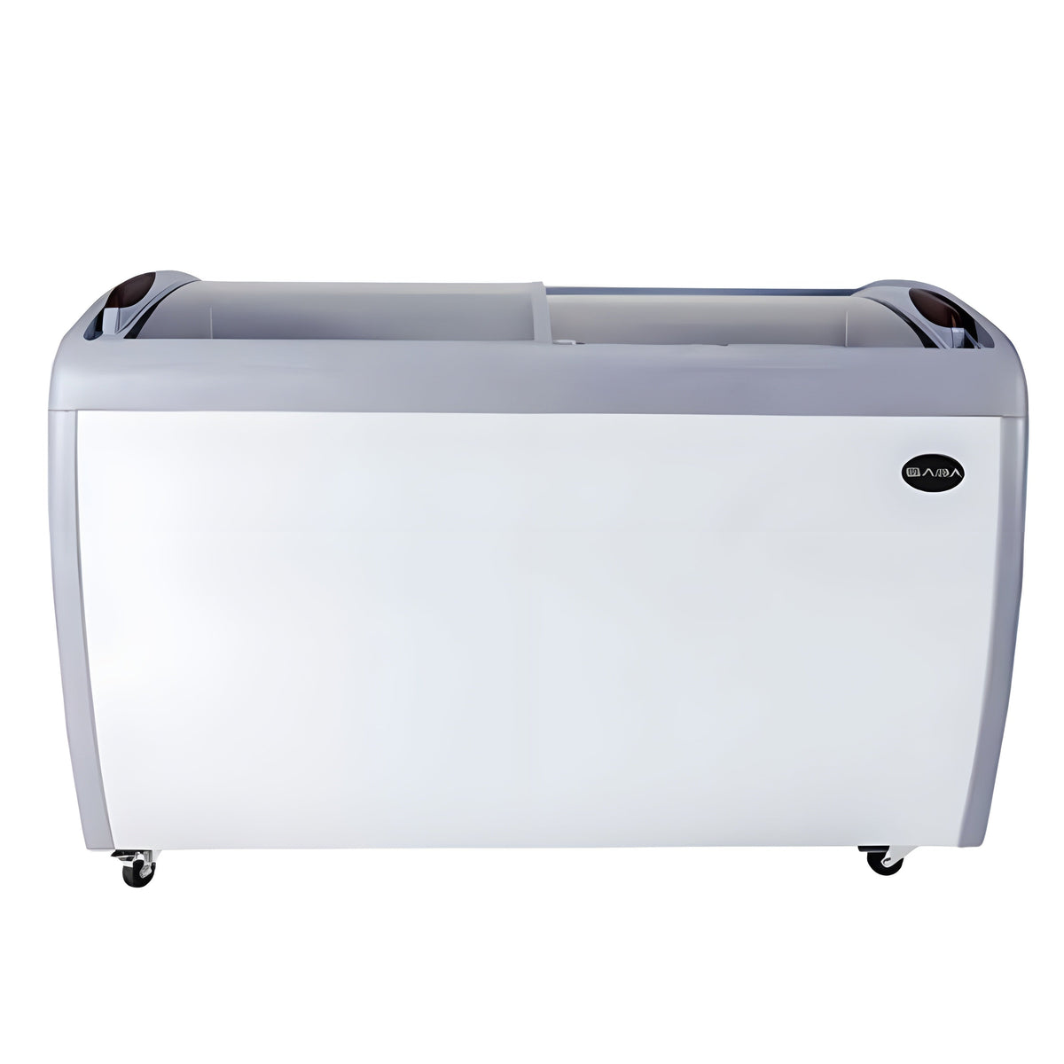 Chef AAA Commercial 49″ Glass Door Frozen Food or Ice Cream Chest Freezer Display - SCF-49