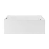 Swiss Madison Avancer 60" x 36" Right-Hand Drain Rectangular Alcove Whirlpool Bathtub with Apron - SM-AB591 - Backyard Provider