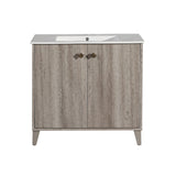 Swiss Madison Eclair 36" Bathroom Vanity in Oak - SM-BV343 - Backyard Provider