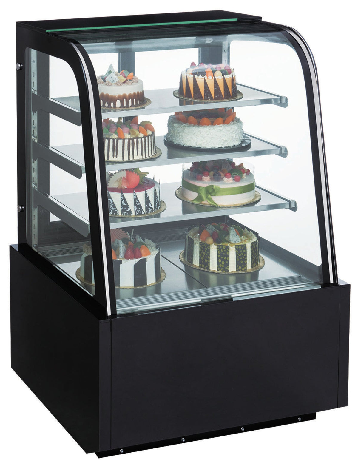 Chef AAA - 72" Curved Glass Bakery Case - TDM72R-CB