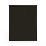 Doors22 144x96 Glass Sliding Closet Door Smoked Clear 4 panels - CLB144x96smokedclear