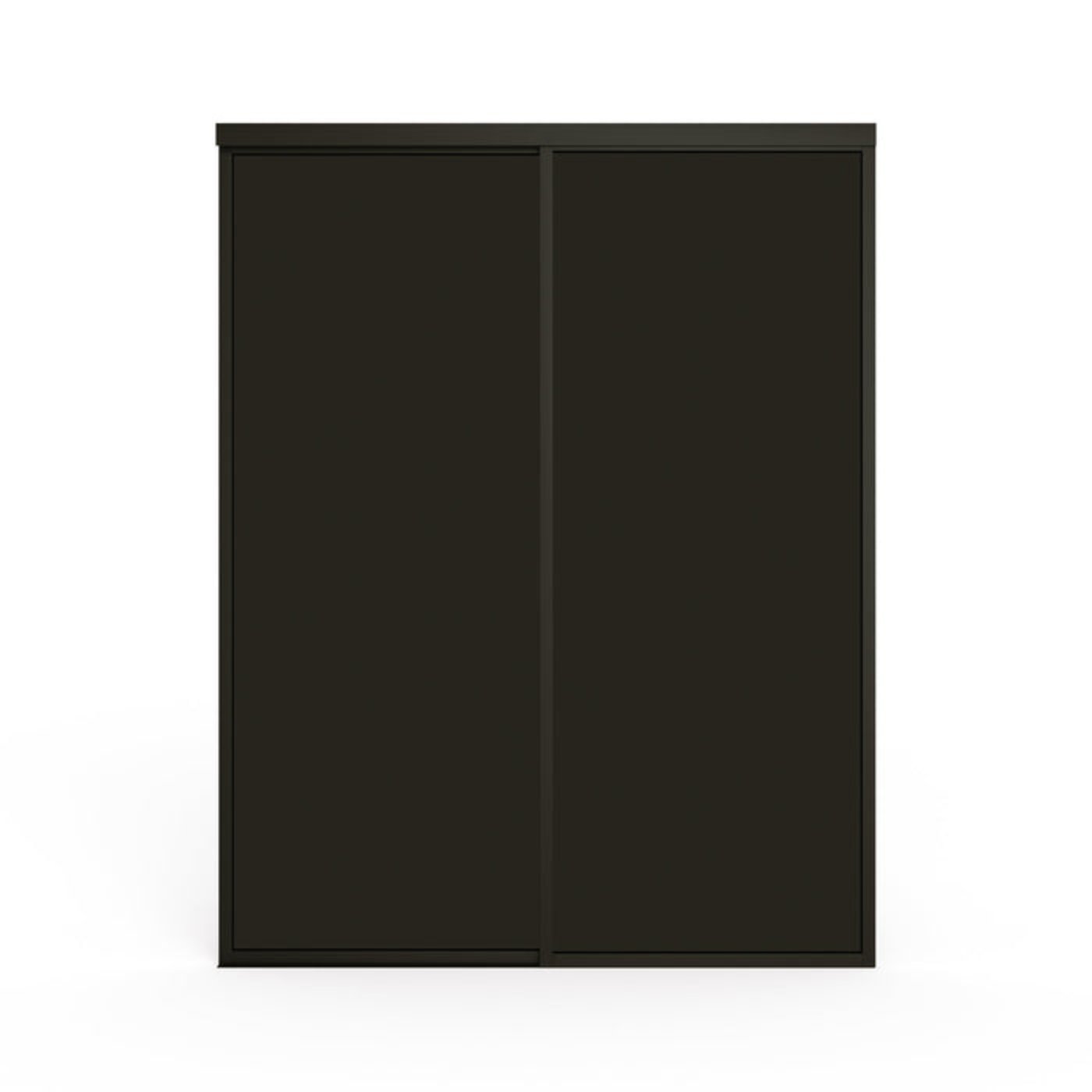 Doors22 60x80 Glass Sliding Room Divider Smoked Clear 2 panels - RDB60x80smokedclear