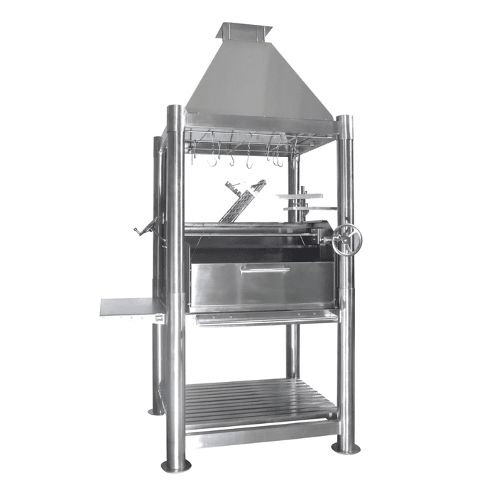 Tagwood BBQ Premium Freestanding Santa Maria Argentine Grill Stainless Steel - BBQ02SS
