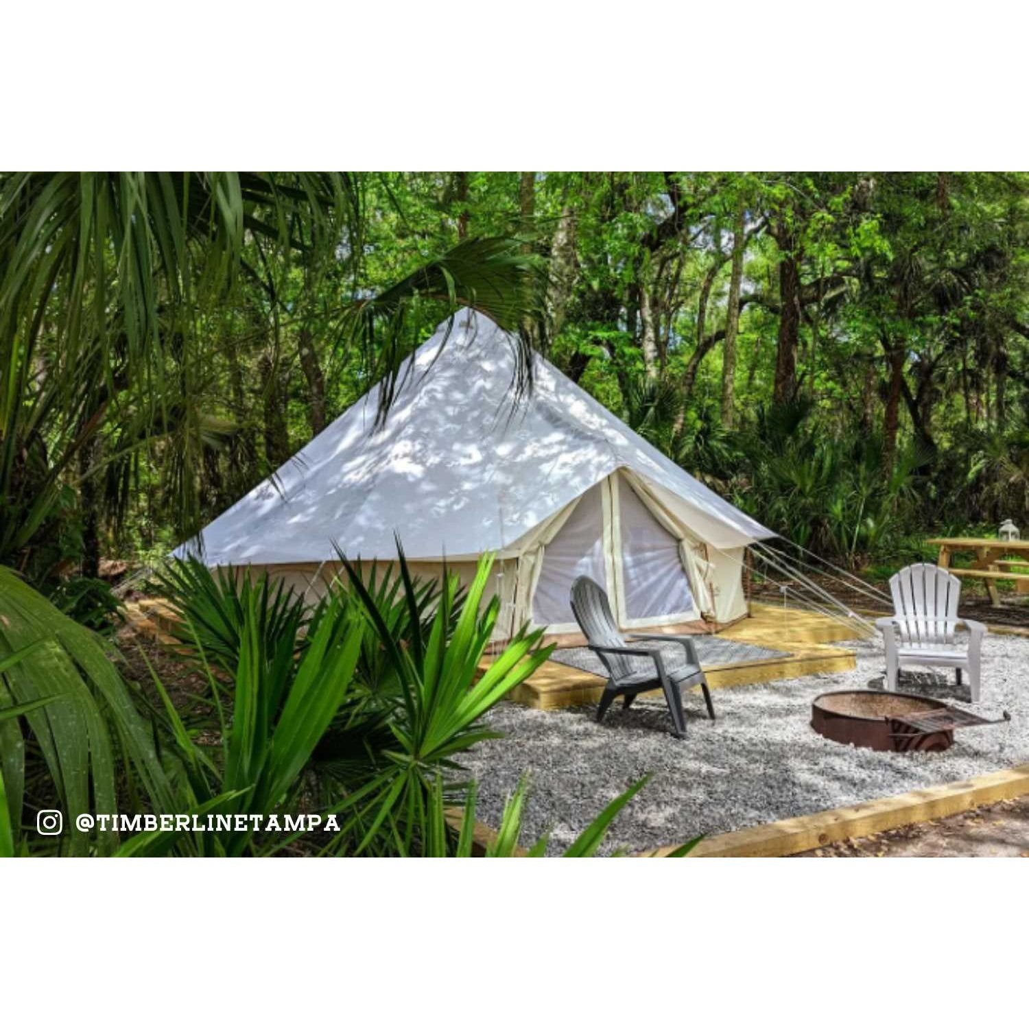 20' (6M) Timberline Exchange™  Bell Tent - Backyard Provider