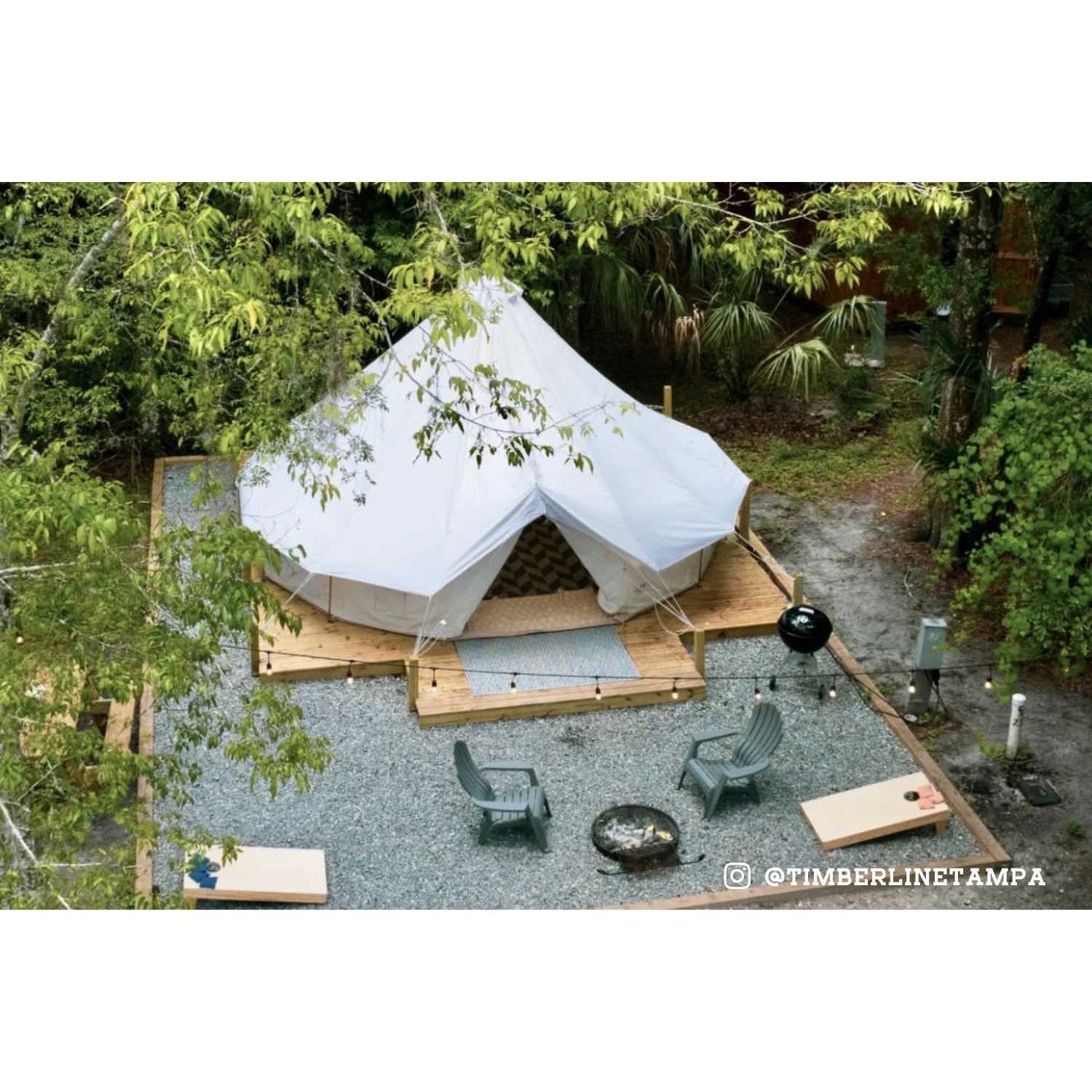 20' (6M) Timberline Exchange™  Bell Tent - Backyard Provider
