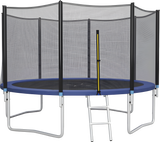 Costway Trampoline 14' Outdoor Recreational with Enclosure Net and Ladder New - TW10041+