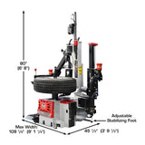 Atlas Platinum PTC500 Center Post Tire Changer w/ Adapters Kit - ATEAP-PTC500-KIT-FPD