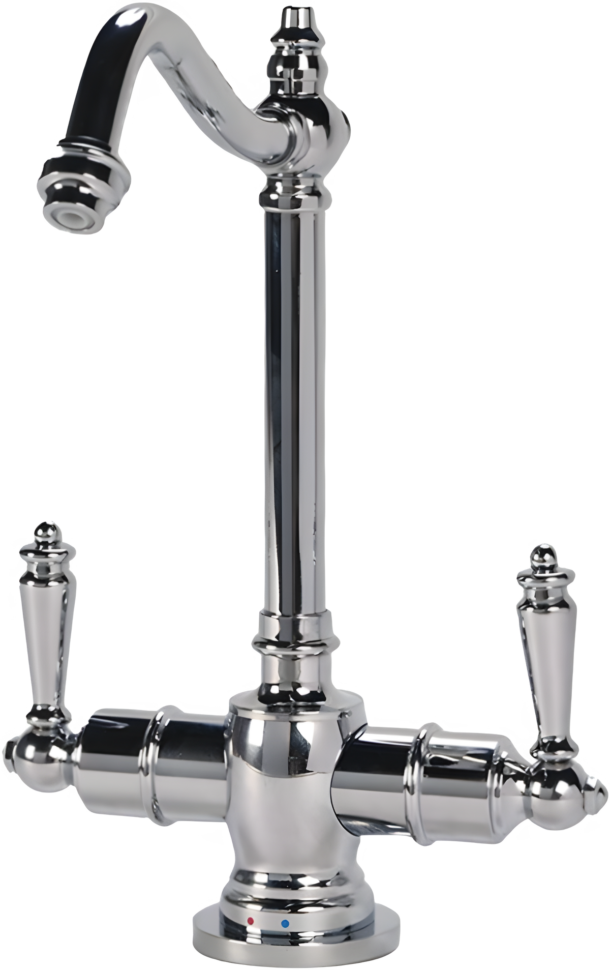AquaNuTech Traditional Hook Spout Hot & Cold Water Filtration Faucet New - HC2100-CH