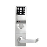 Alarm Lock Trilogy Classroom Mortise Lever Set w/ High Capacity Audit Trail - US26D - Satin Chrome - Right Handed - Grade 1 - ALL-DL3500CRR-26D