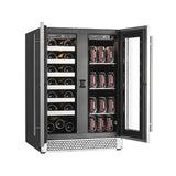 Cavavin Vinoa  24 in Beverage Center in Stainless Steel -66 Can/21 Bottle - V-87wbvc