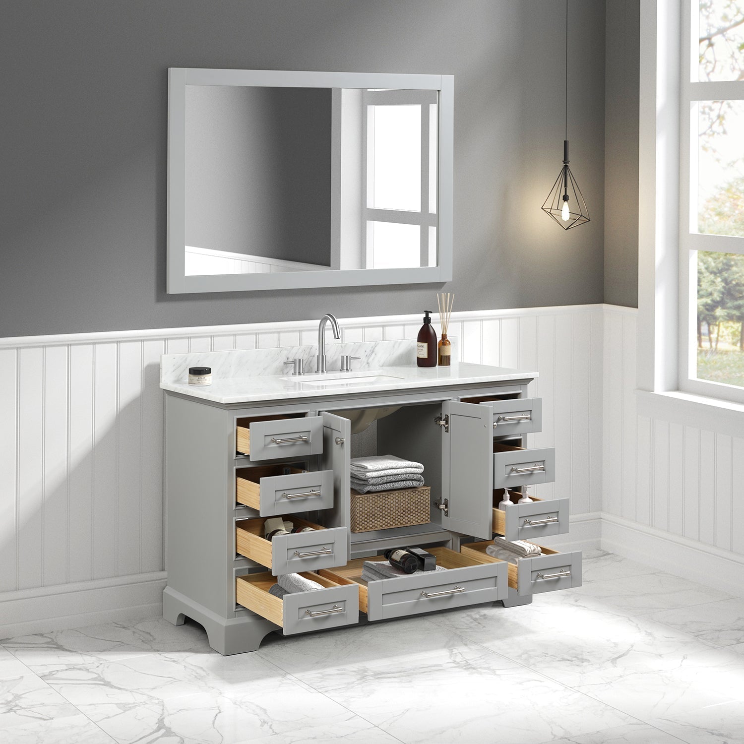 Blossom Copenhagen 48″ Bathroom Vanity - V8027 48 01 - Backyard Provider