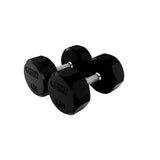 Troy  12-Sided Dumbbells & Rack Set - VERTPAC-TSDR75