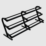 TROY VTX TDR-3 3-Tier Rail Dumbbell Rack w/o Saddles - TDR-3
