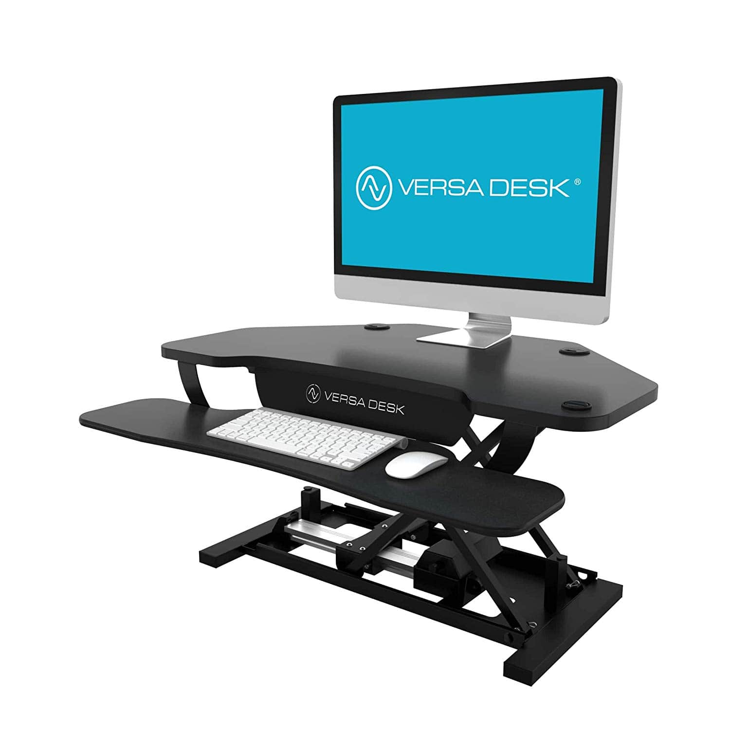 VersaDesk Power Pro Corner Electric Standing Desk Converter