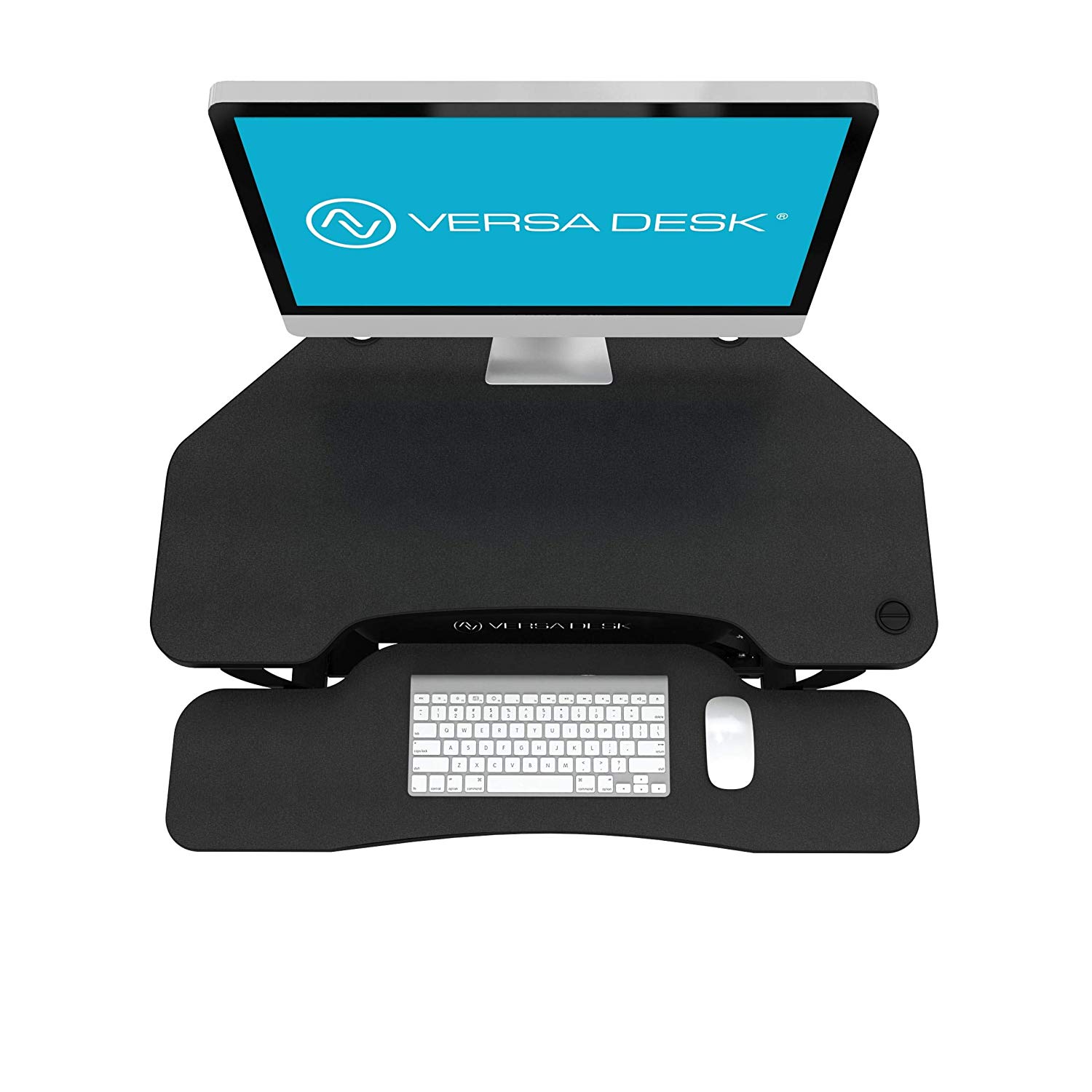 VersaDesk Power Pro Corner Electric Standing Desk Converter