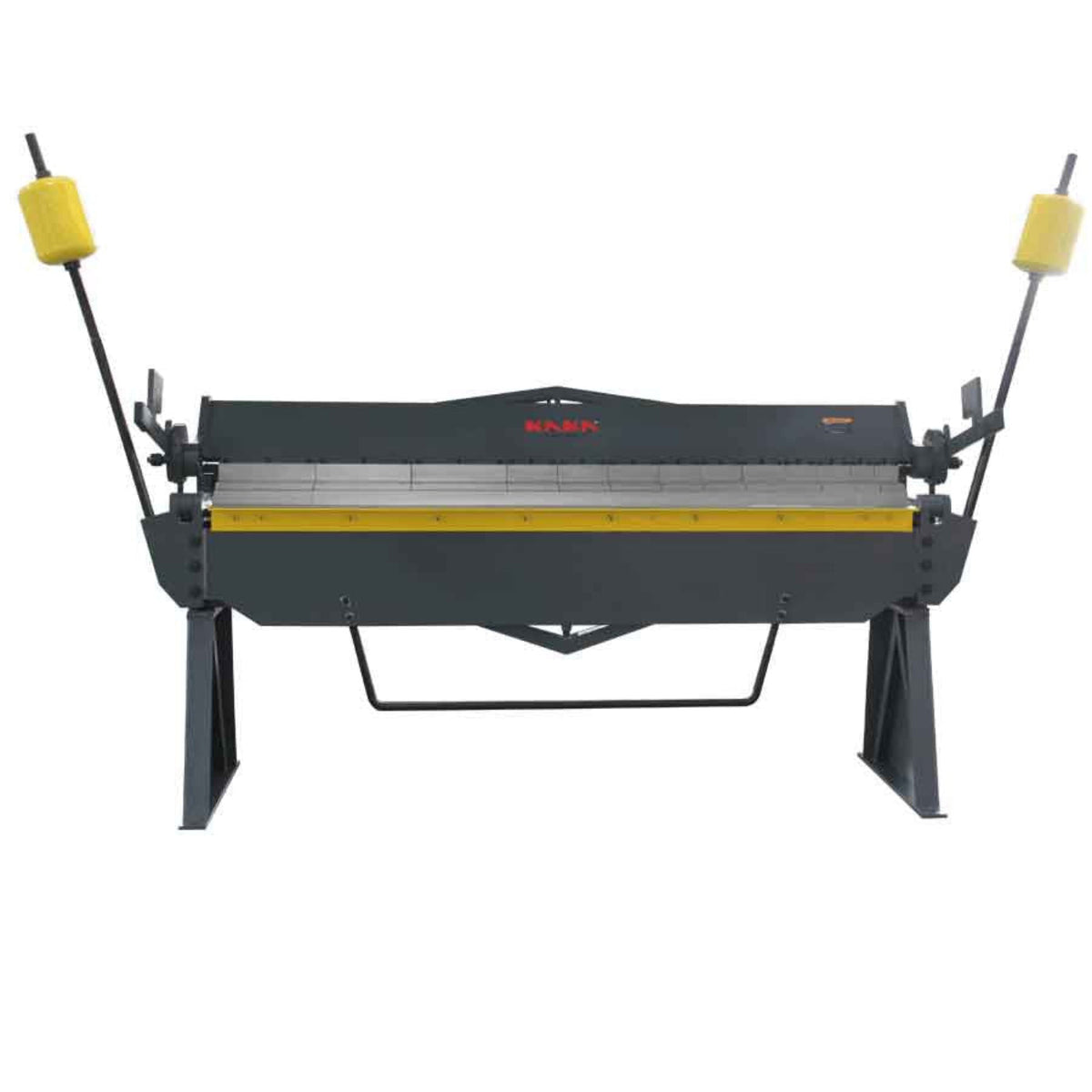 KAKA Industrial W-8012A Heavy-Duty Pan and Box Brake, 12-Gauge Mild Steel, High Versatility and Durability Sheet Metal Box Pan Brake - 173127