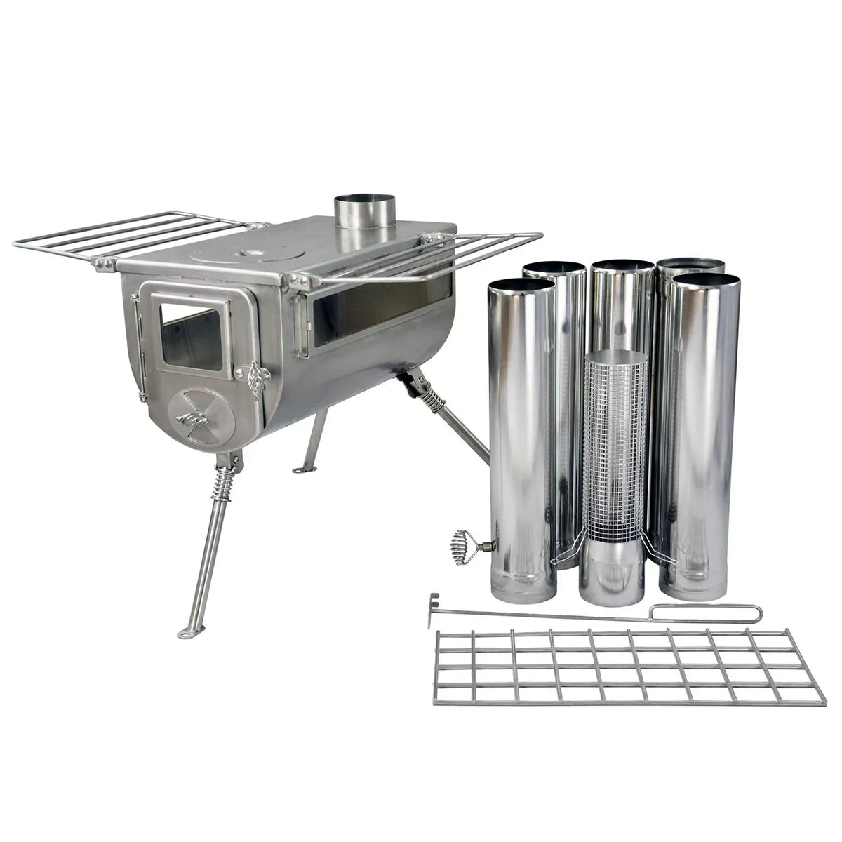 Winnerwell Woodlander Double View - Large Springbar Hot Tent Bundle