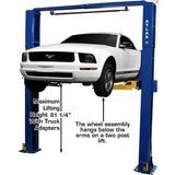 Atlas PV10PX 10,000 lb Overhead 2-Post Lift - ATEXH-PV10PX-FPD