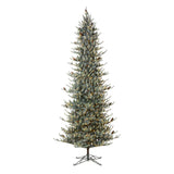 Park Hill Collection Tree Lot 12' Slim Blue Spruce Tree with LED Lights -  XPQ90688