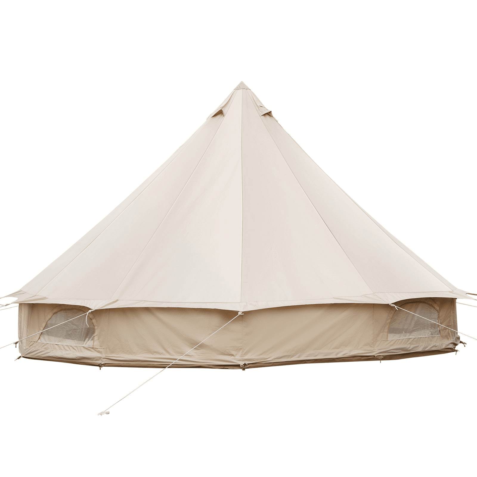 Vevor Bell Tent 23 ft/7m Yurt Cotton Canvas Waterproof With Stove Jack For 12 Or More People 4 Seasons - Backyard Provider
