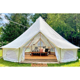 19' (6M) Zephyr™ Tent Cabin | Canvas Bell Tent - Backyard Provider