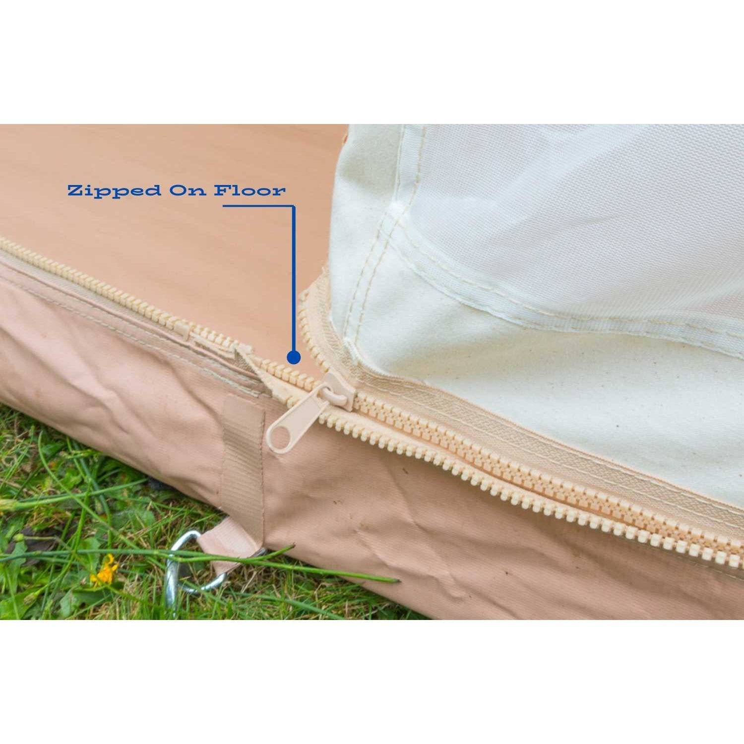 19' (6M) Zephyr™ Tent Cabin | Canvas Bell Tent - Backyard Provider