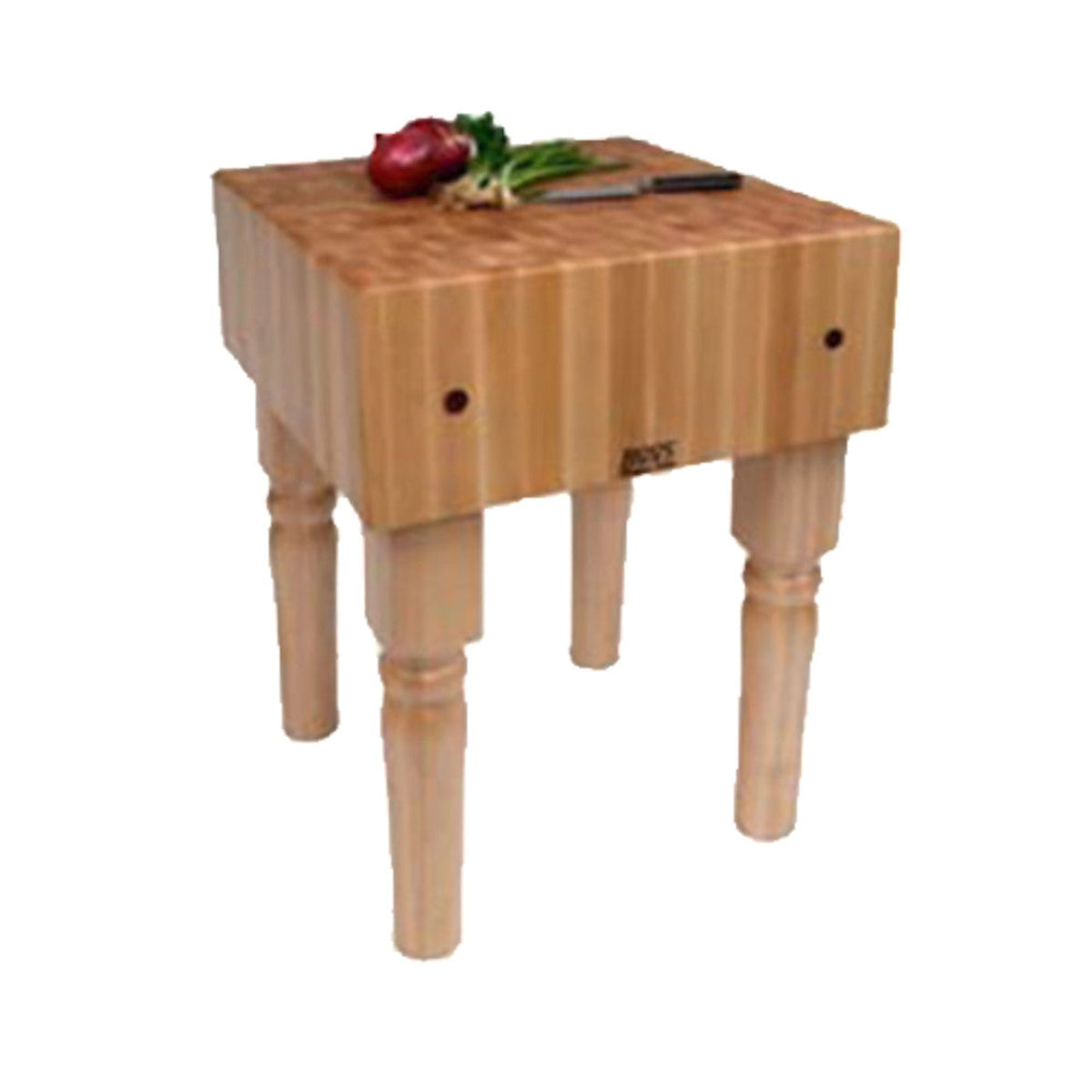 John Boos AB06 Boos Block Butchers Block Maple Table 24" x 30" - JBAB06