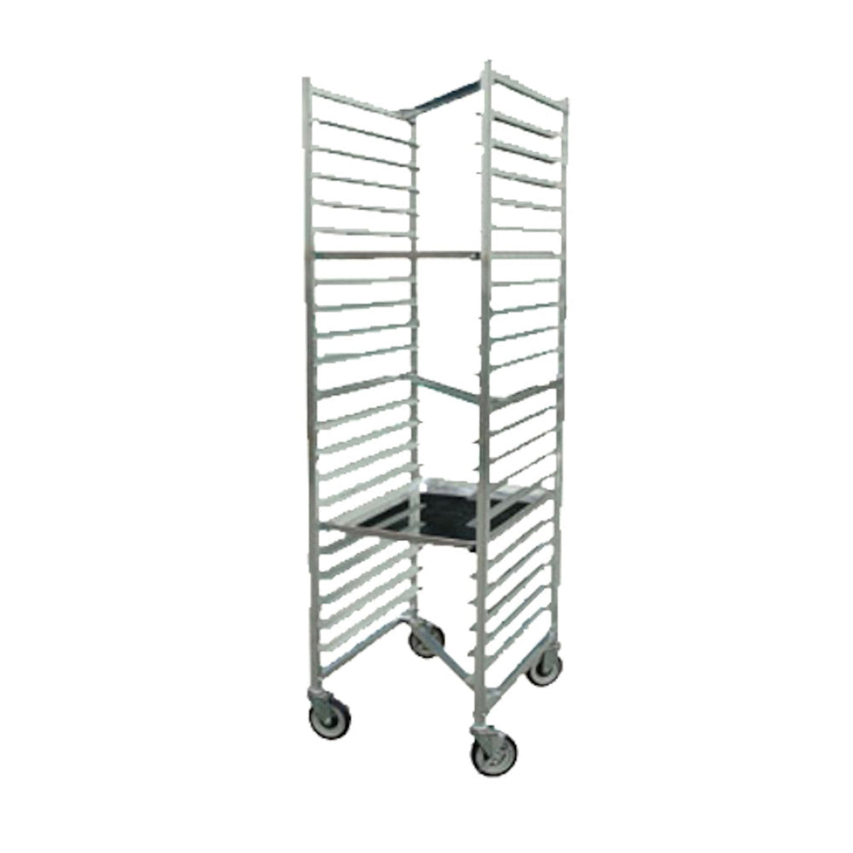 John Boos Mobile Front-Loading Bun Pan Rack with Welded Set-Up and Nesting Design - ABPR-1820-ZN