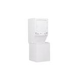 GE Unitized Spacemaker Washer & Electric Dryer, 3.8 cu. ft. Washer, 5.9 cu. ft. Dryer – GUD27ESSMWW-KT