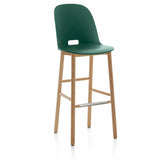 Emeco Alfi High Back Barstool - ALFI30AHDARKBROWN