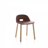Emeco Alfi Low Back Chair - ALFI18ALDARKBROWN