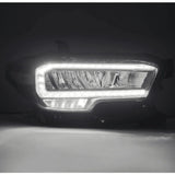 Alpharex Trd Reflector Style Led Headlights Alpha-Black 2023-2016 Toyota Tacoma - Ahl-Tt16-L-Sa-Lb+810015