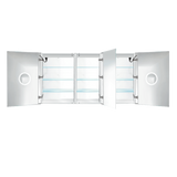 Krugg Svange 6036DLRR 60" X 36" Double LED Medicine Cabinet with Dimmer & Defogger SVANGE6036DLRR - Backyard Provider