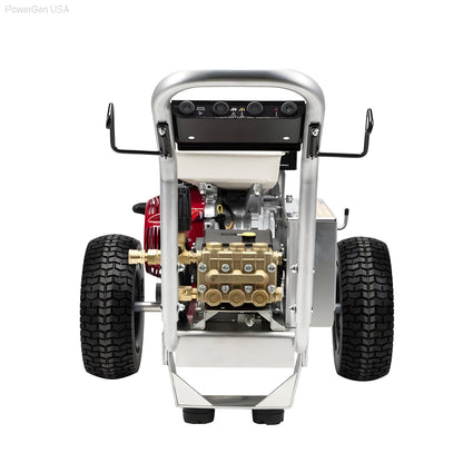 BE Power Equipment 4000 Psi 4.0 GPM Honda GX390 Engine Gas Belt Drive Pressure Washer - PowerGen USA - B4013HABG