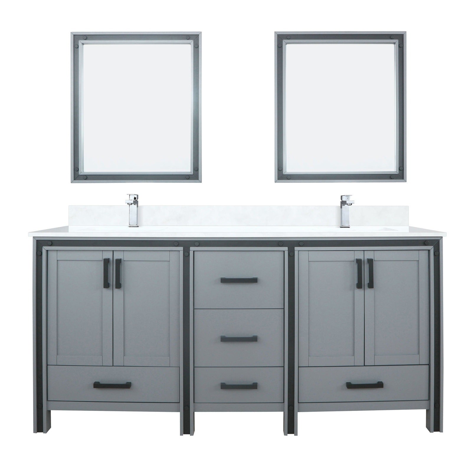 Ziva 72" x 22" Double Bath Vanity - Backyard Provider