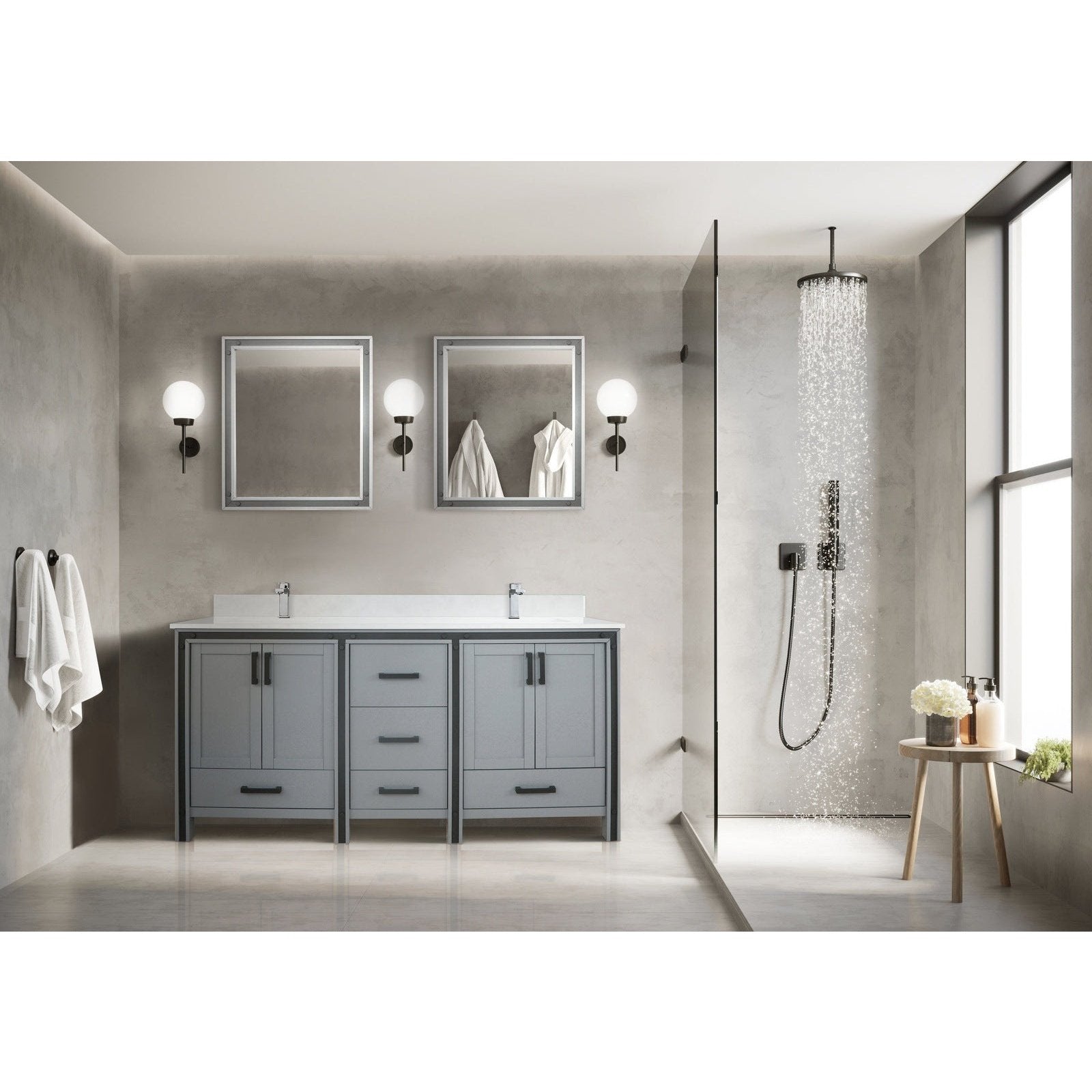 Ziva 80" x 22" Double Bath Vanity - Backyard Provider