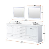 Dukes 84" x 22" Double Bath Vanity - Backyard Provider