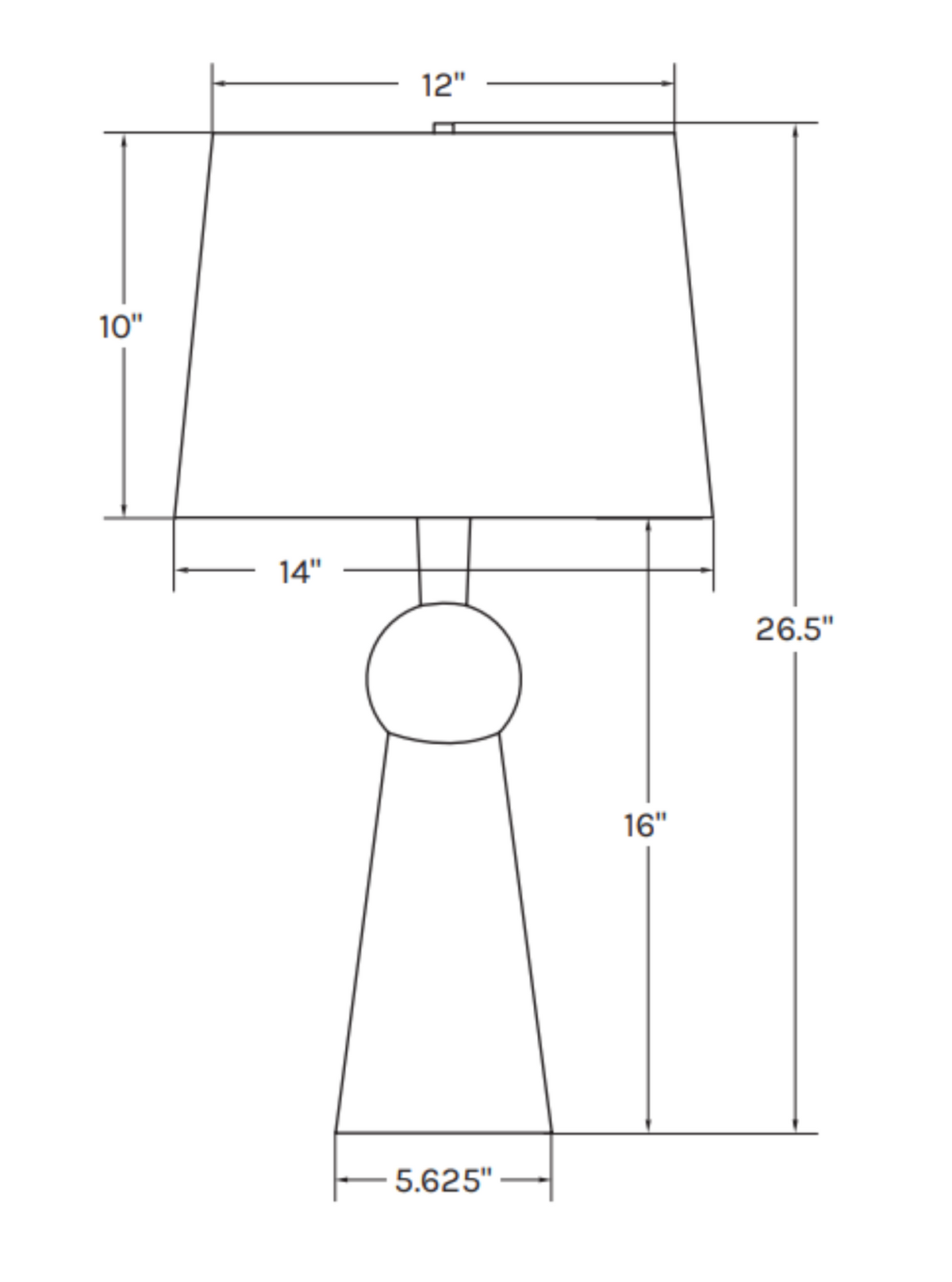 Lostine Bella Skirt Lamp