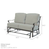Hanamint Biscayne Deep Seating Set 5 Piece Set - 64446