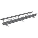 Bleacher - 15 ft. (2 Row - Single Foot Plank) - Tip & Roll (Powder Coated)